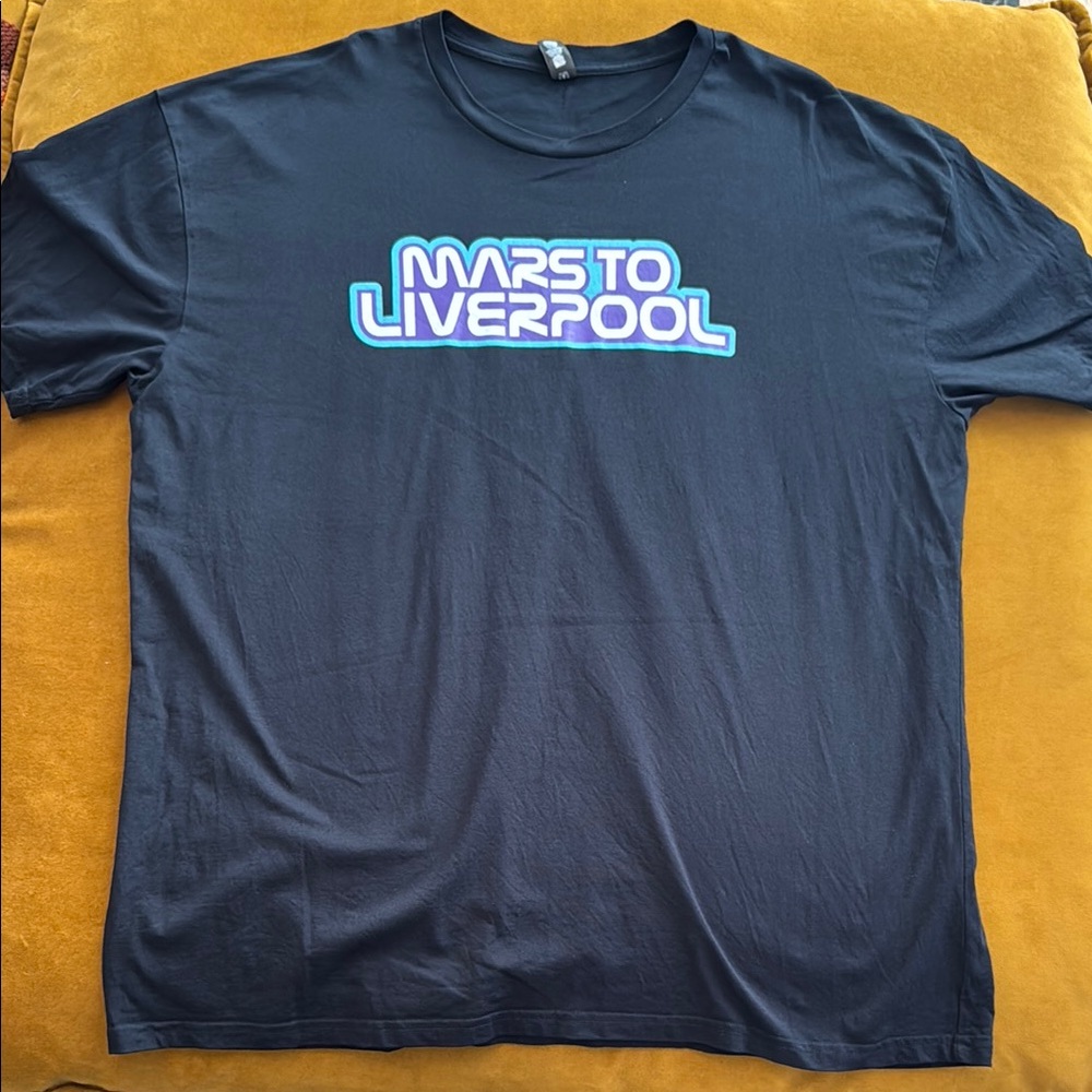 Gallagher Squire Black Short Sleeve Tee with Made in Liverpool Design